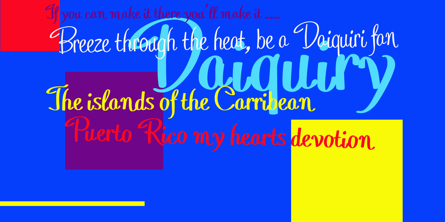 Daiquiri Poster