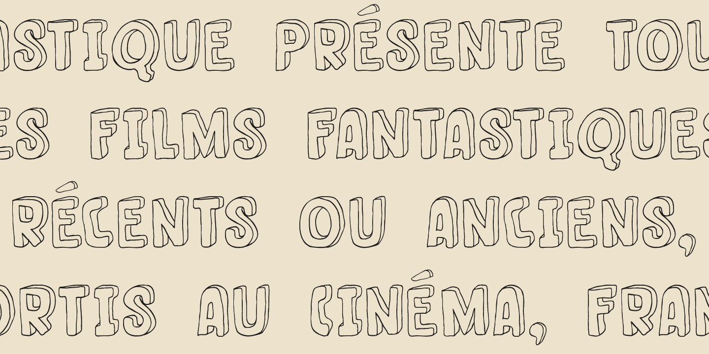 Fantastique Font Poster #1