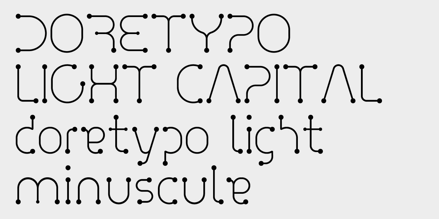 Doretypo Font Poster #1
