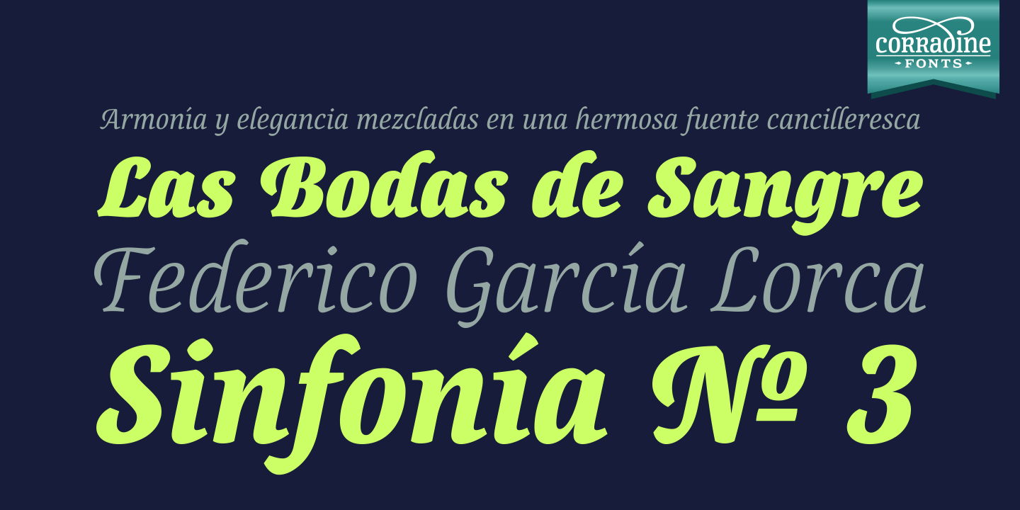 Canciller Font Poster #1