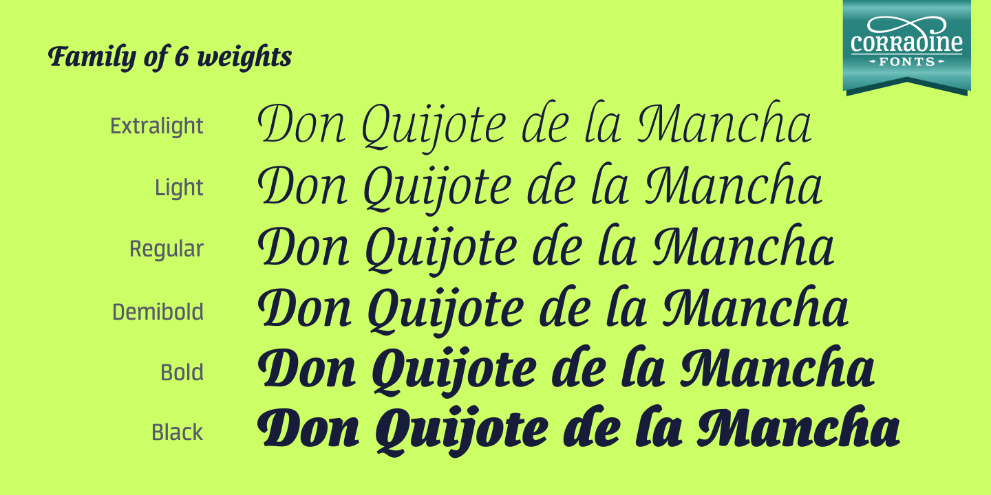 Canciller Font Poster #1