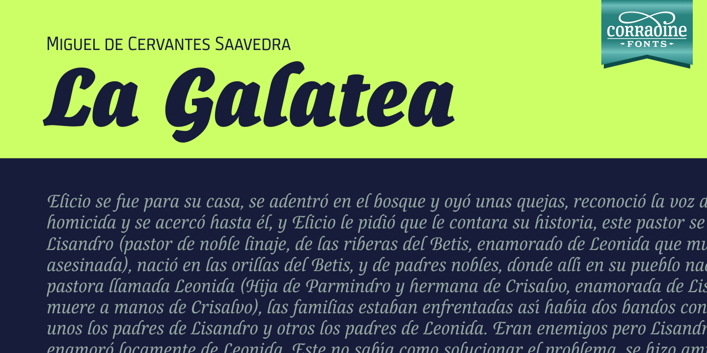 Canciller Font Poster #1