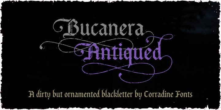 Bucanera Antiqued Font Poster #1