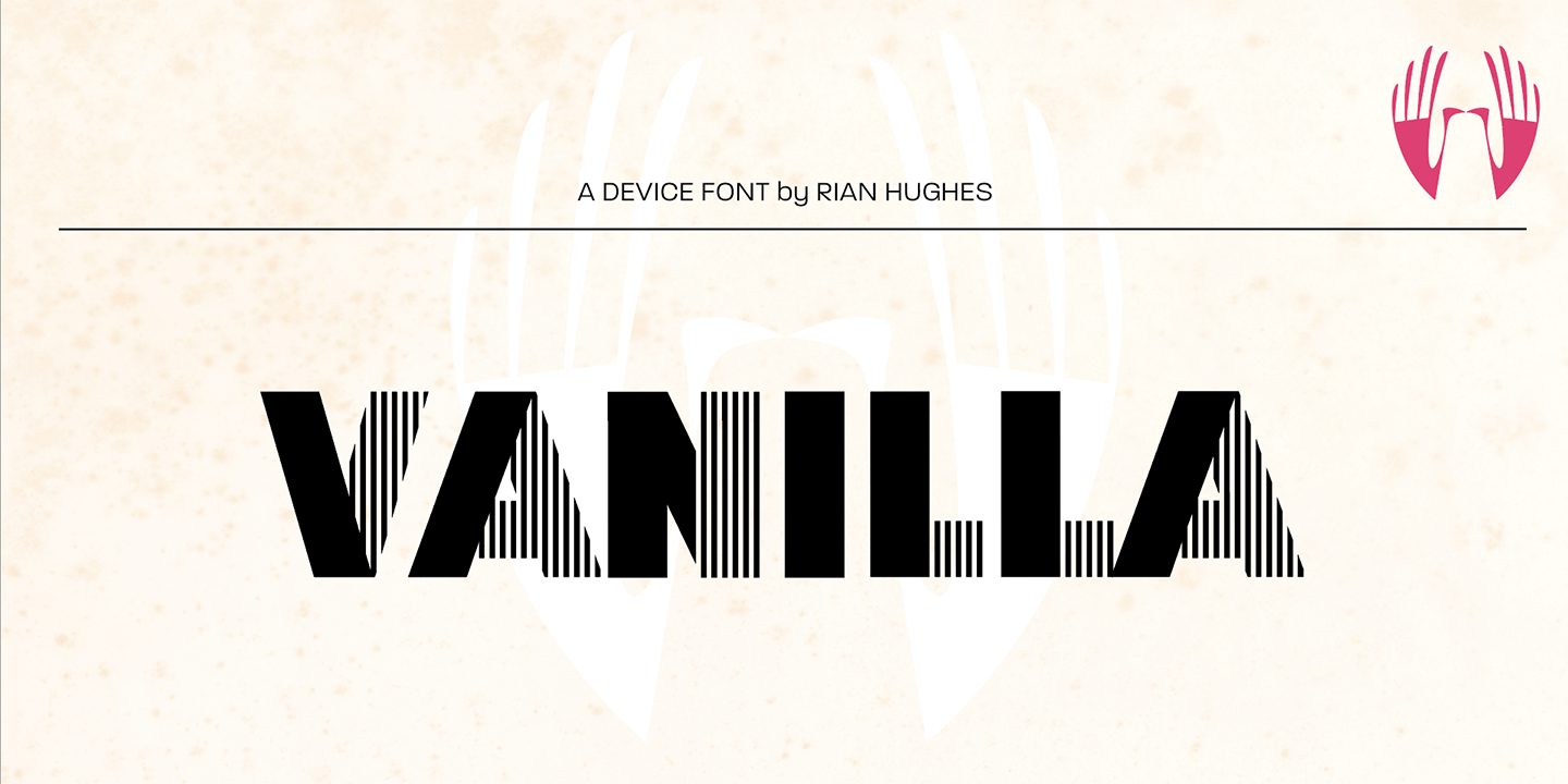 Vanilla Font Poster #1