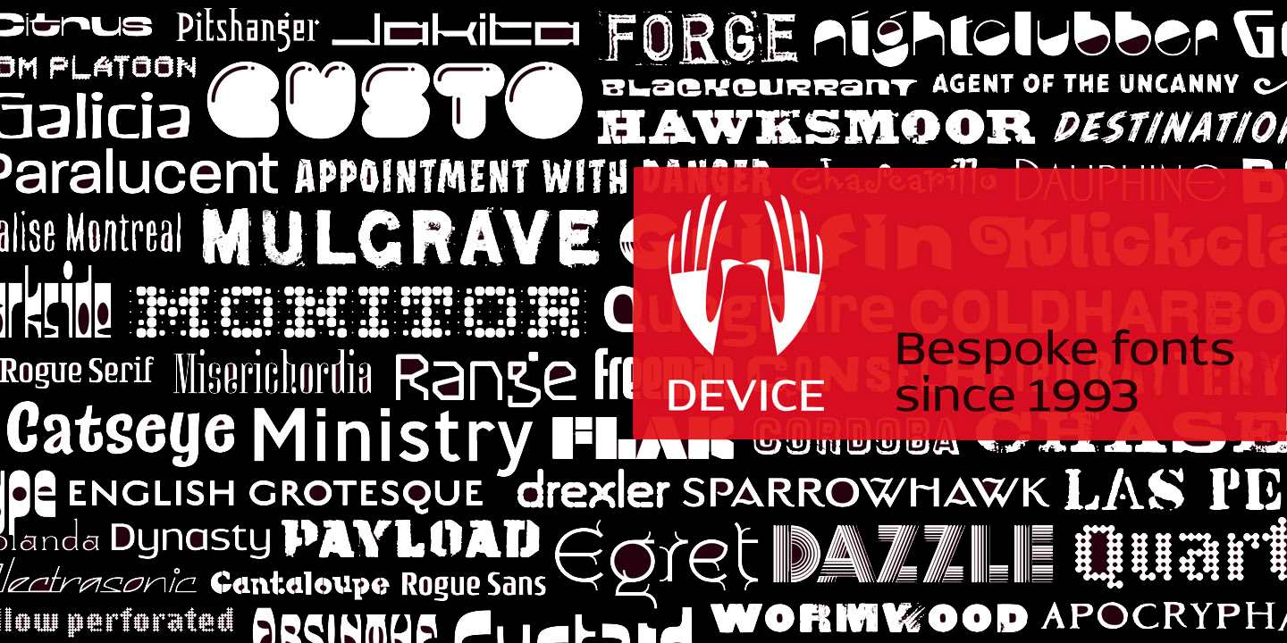 Vanilla Font Poster #1