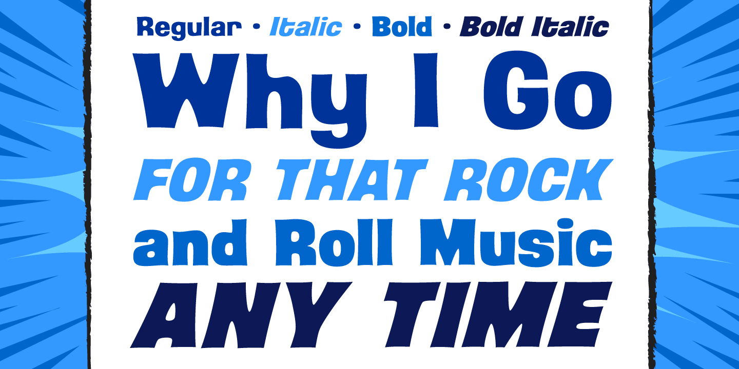 Back Beat Font Poster #1