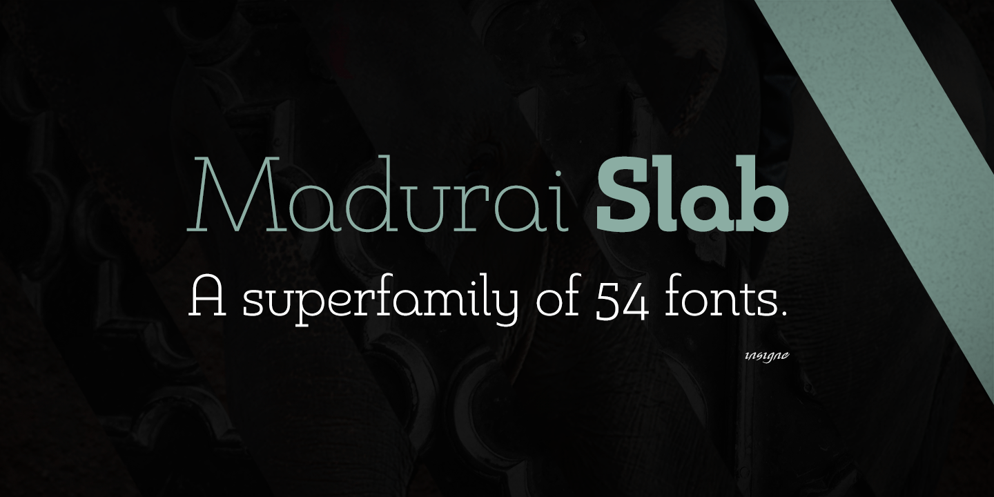 Madurai Slab Font Poster #1