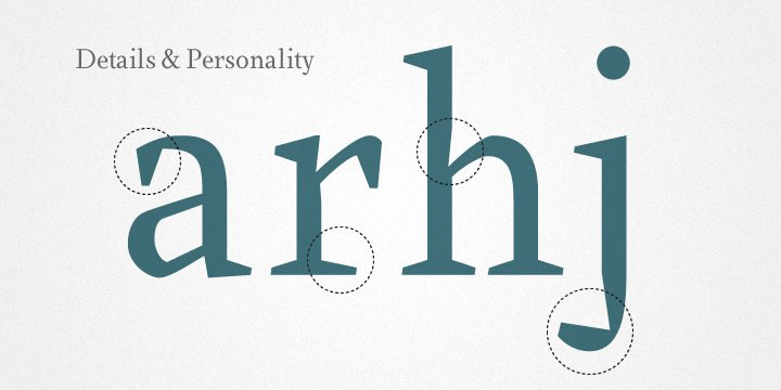 Farrerons Serif Font Poster #1