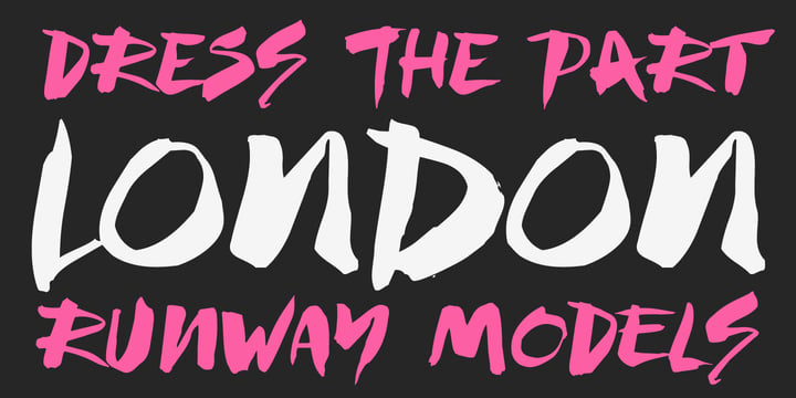 Fashionista Font Poster #1