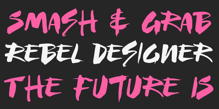 Fashionista Font Poster #1