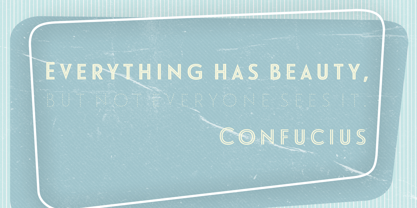 Le Havre Layers Font Poster #1
