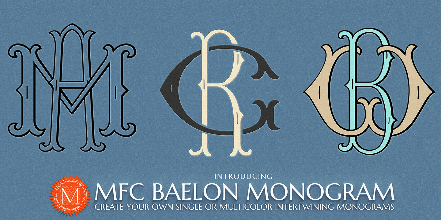 Baelon Monogram Poster