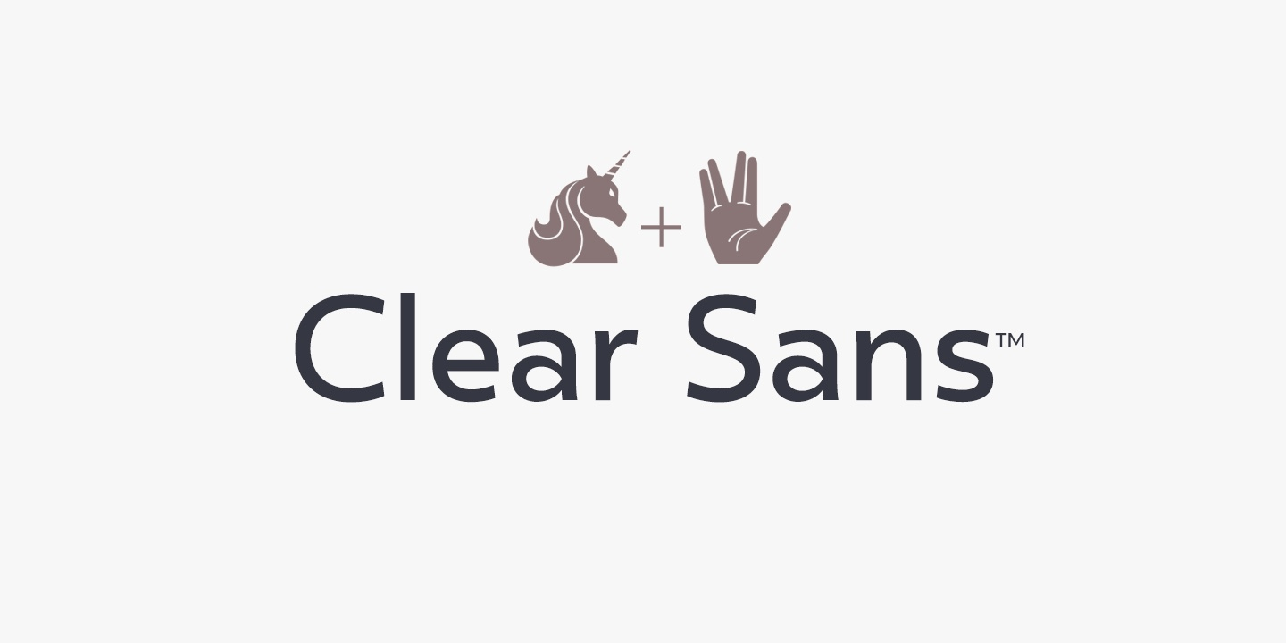 Clear Sans Font Poster #1