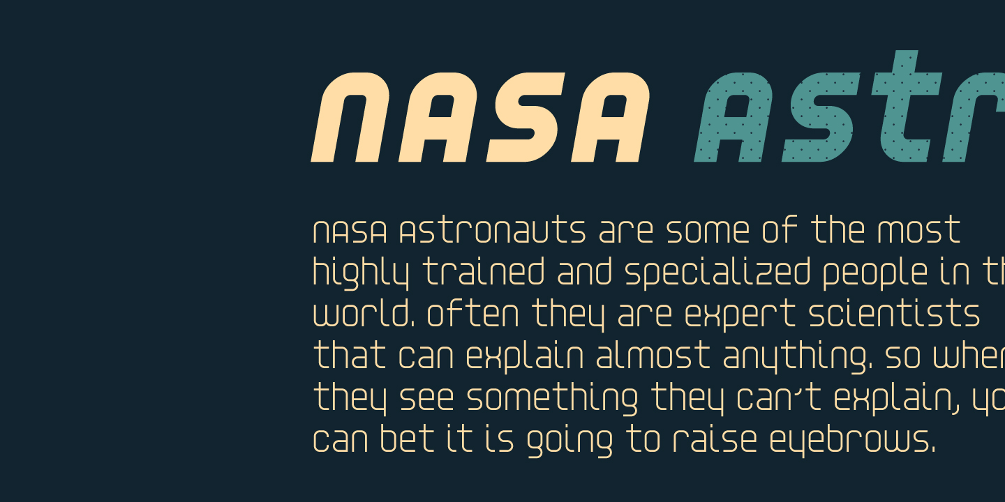 YWFT Unisect Font Poster #1