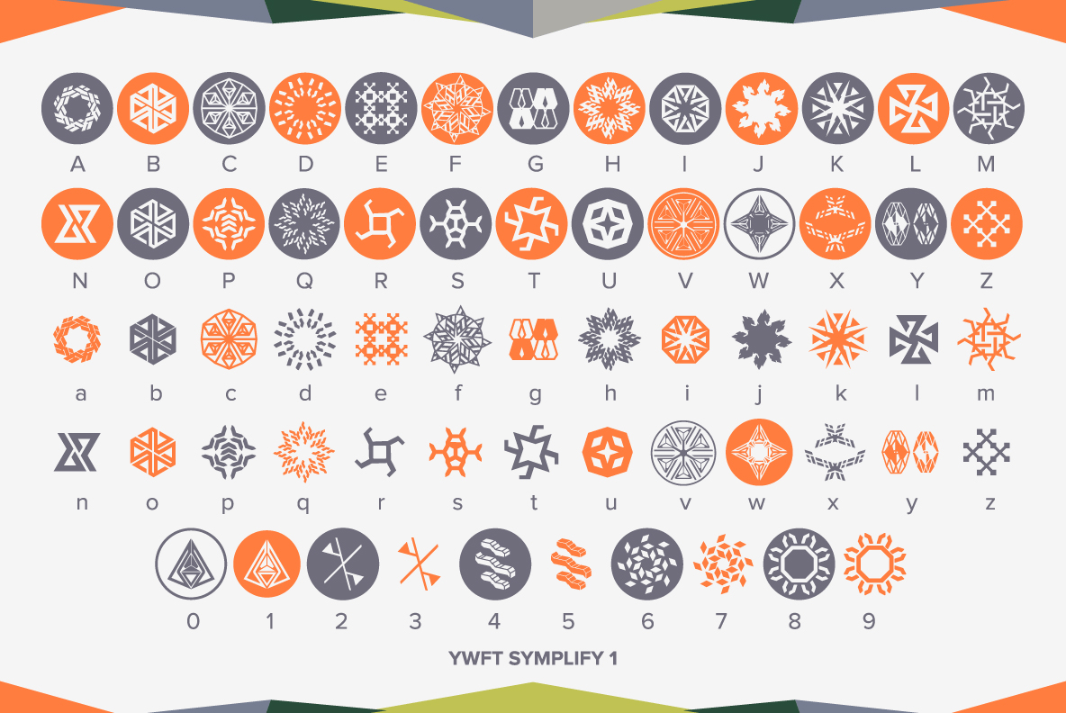 YWFT Symplify Font Poster #1