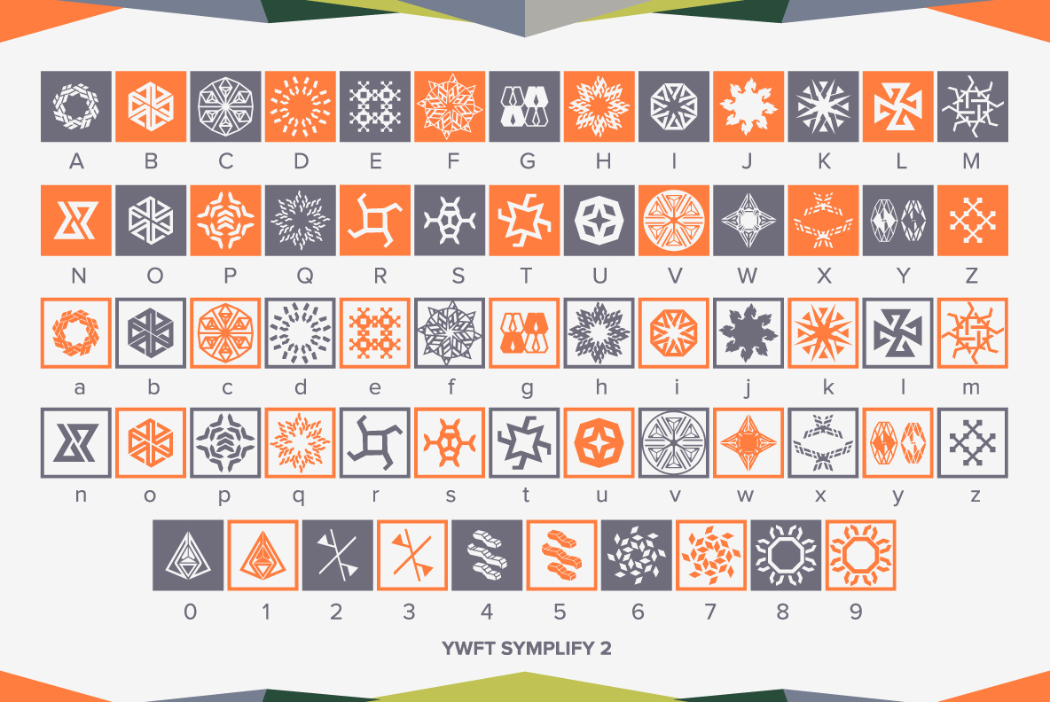 YWFT Symplify Font Poster #1