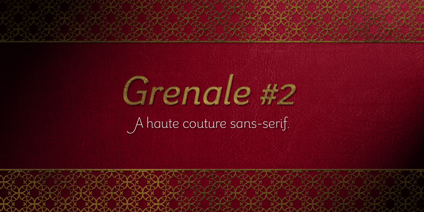 Grenale #2 Font Poster #1