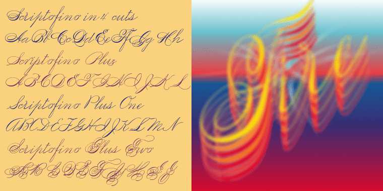 Scriptofino Font Poster #1