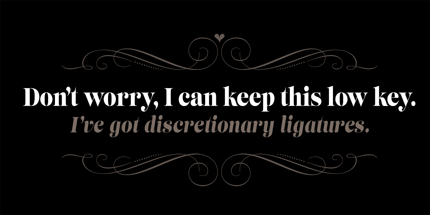 Lust Slim Font Poster #1
