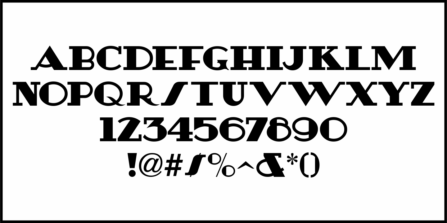 Classic Comics Font Poster #3