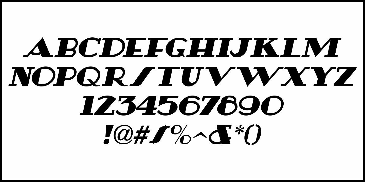 Classic Comics Font Poster #5