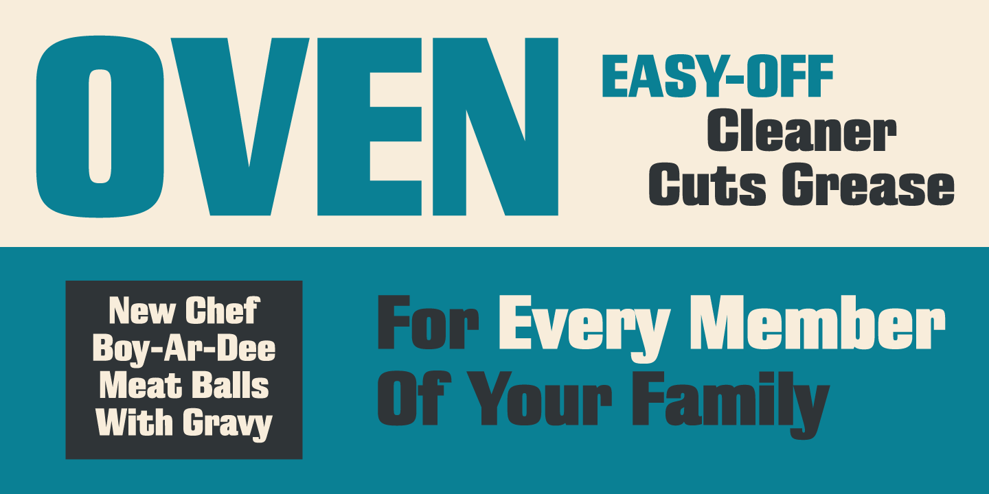 Filmotype Manchester Font Poster #1
