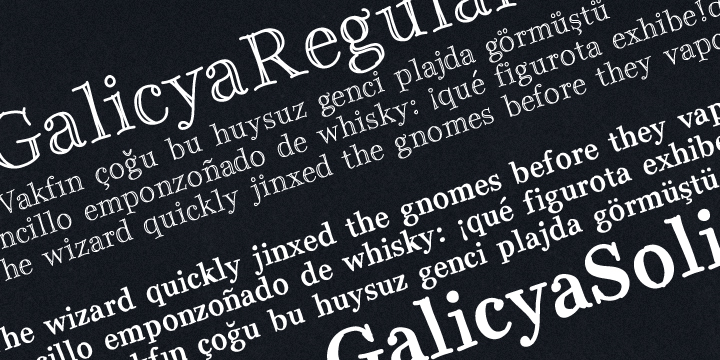 Galicya Font Poster #1