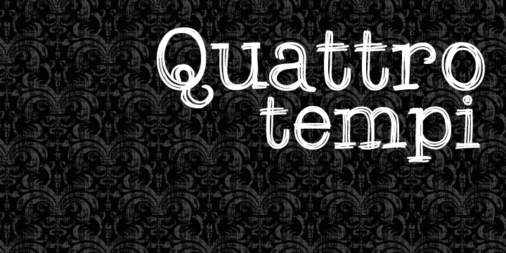 Quattro Tempi Font Poster #1