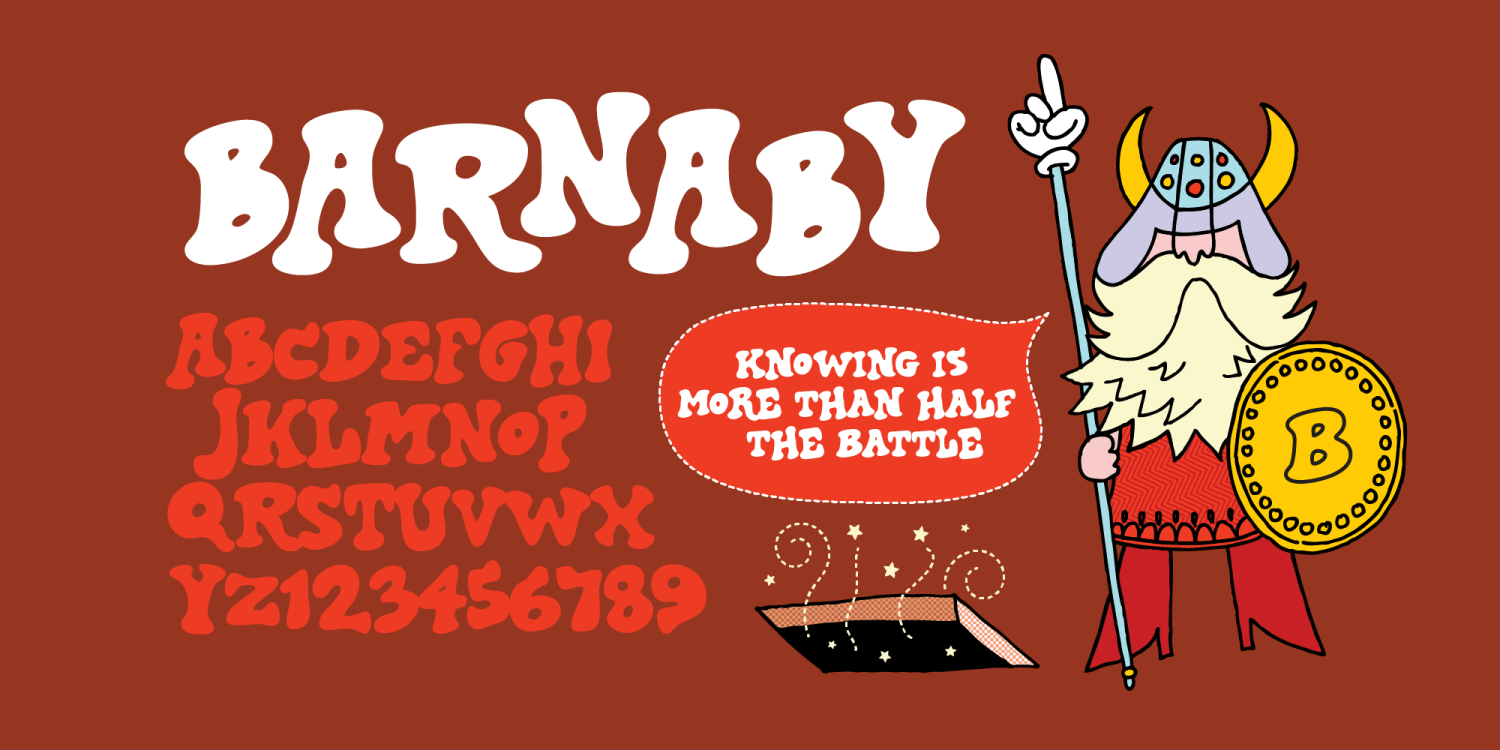 Barnaby Font Poster #1