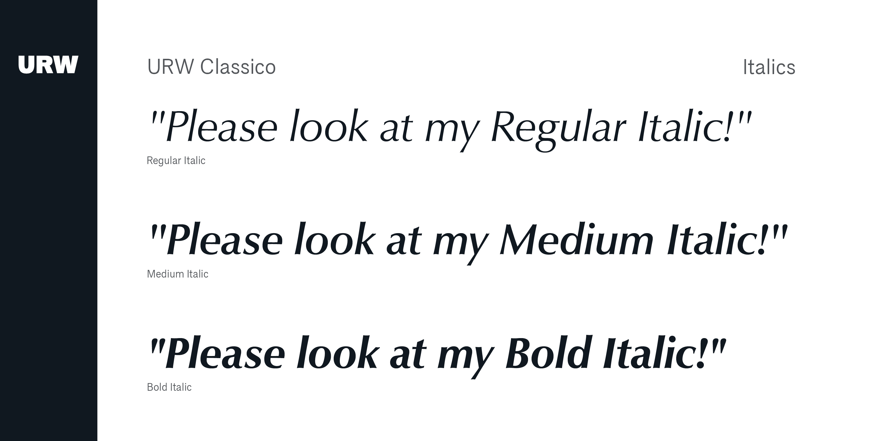 Classico Font Poster #1