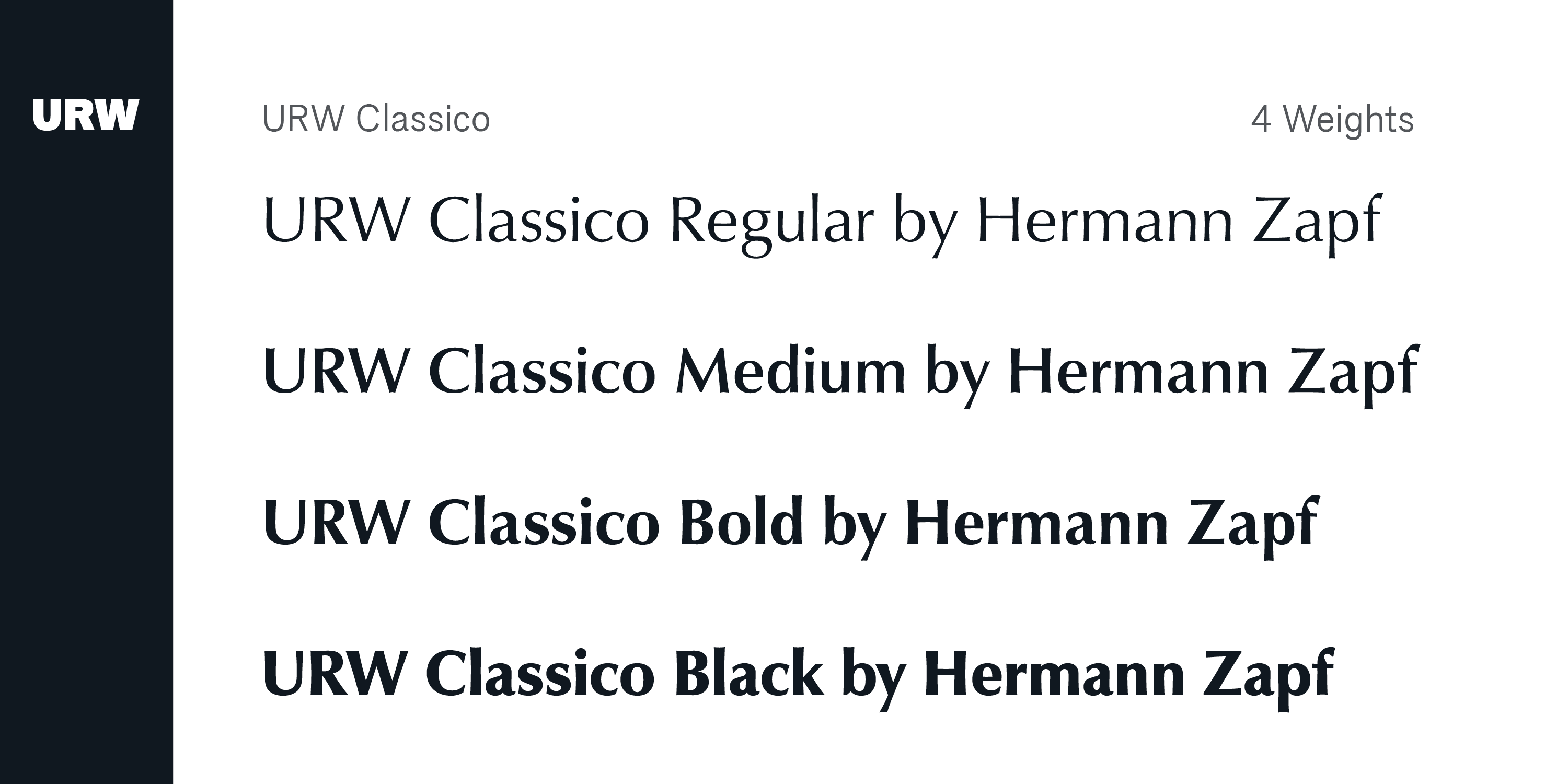 Classico Font Poster #1