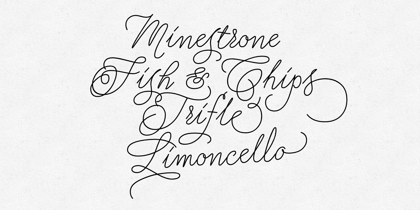 Charlize Font Poster #1