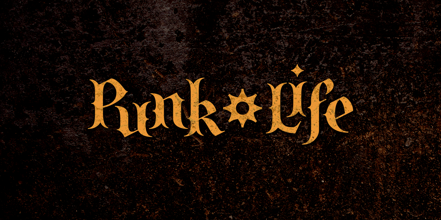 SteamCourt Font Poster #1