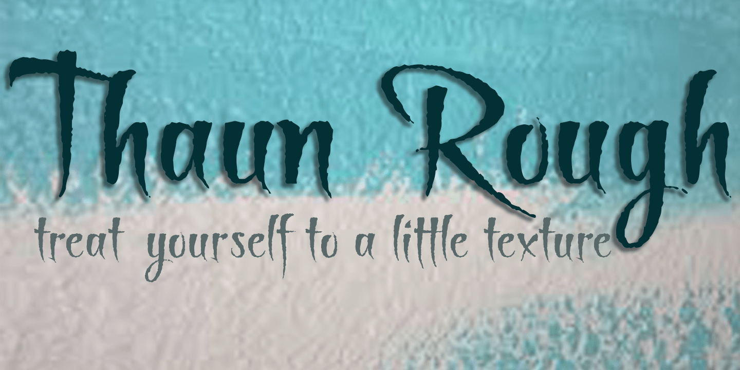Thaun Font Poster #1