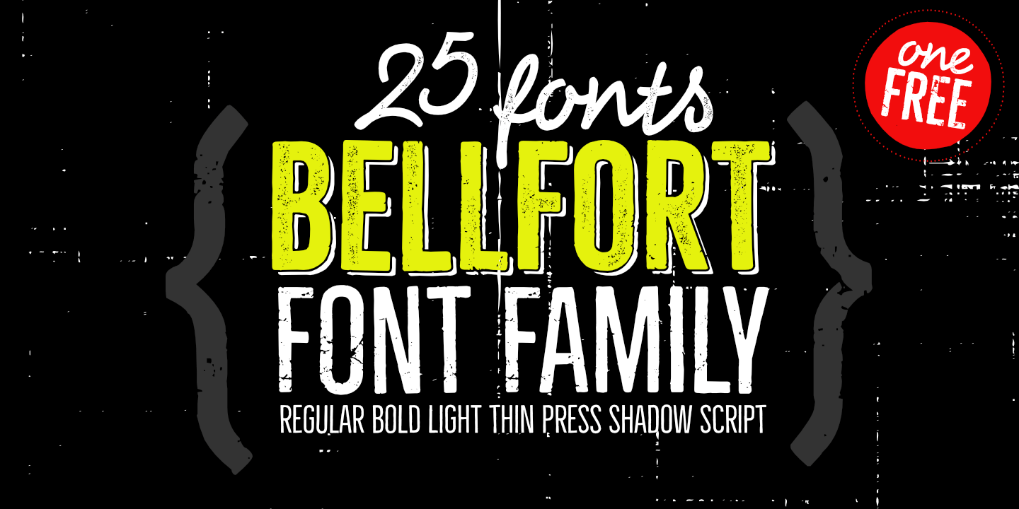 Bellfort Font Poster #1