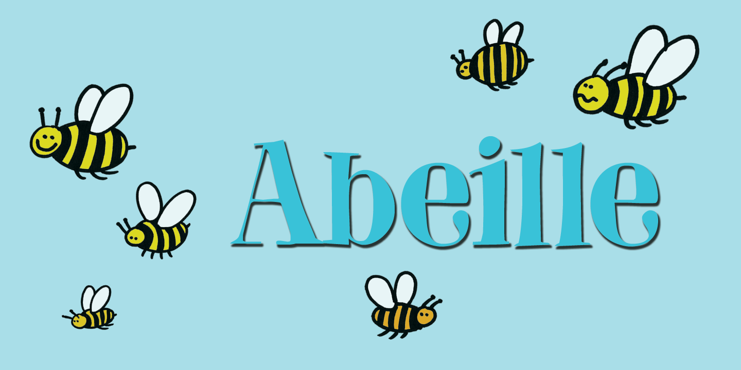 Abeille Font Poster #1