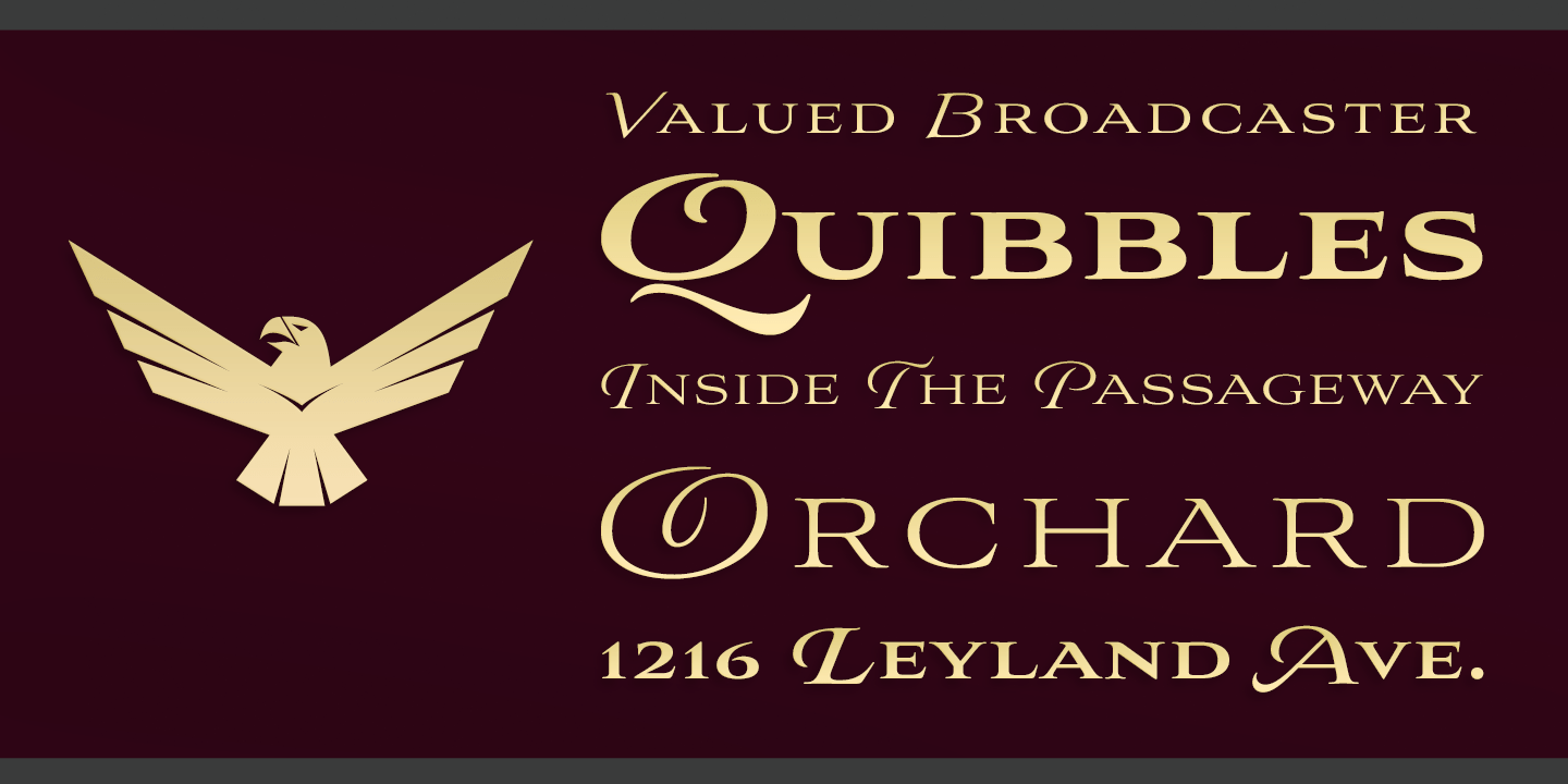 Aviano Royale Font Poster #1