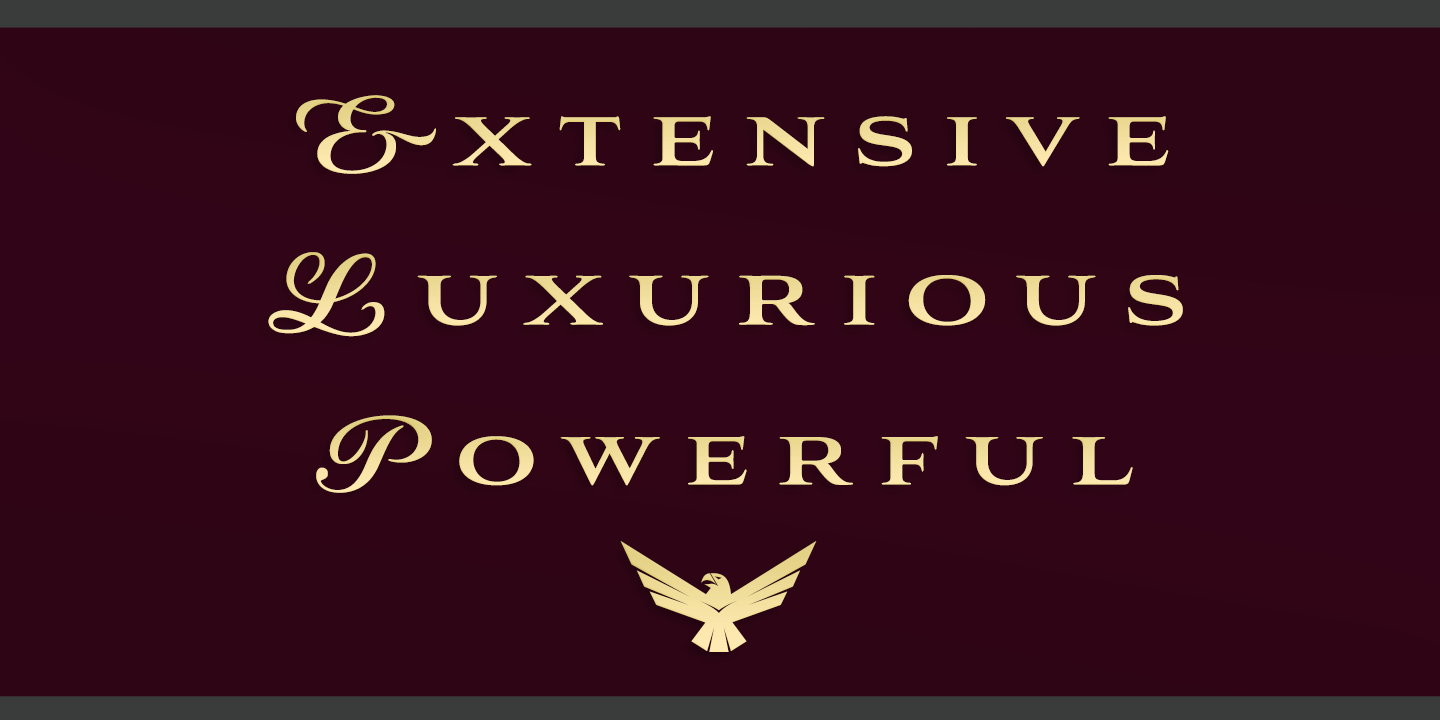 Aviano Royale Font Poster #1