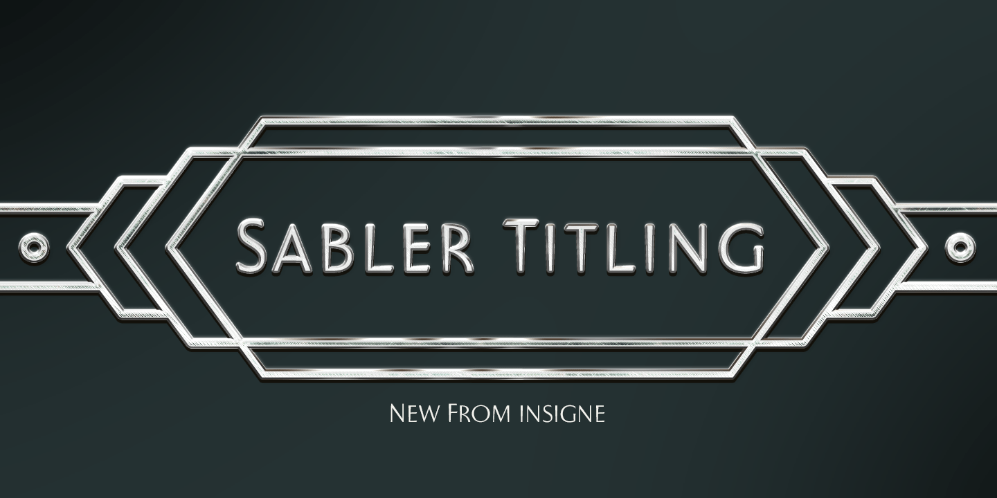 Sabler Titling Poster