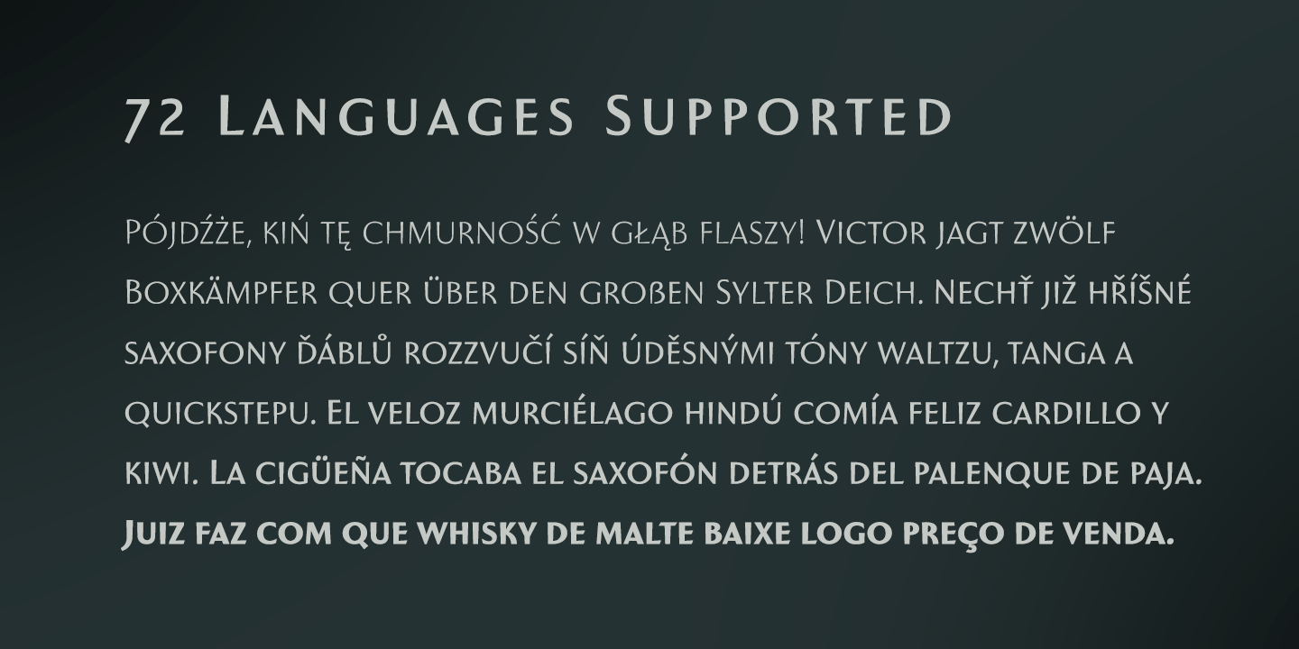 Sabler Titling Font Poster #1