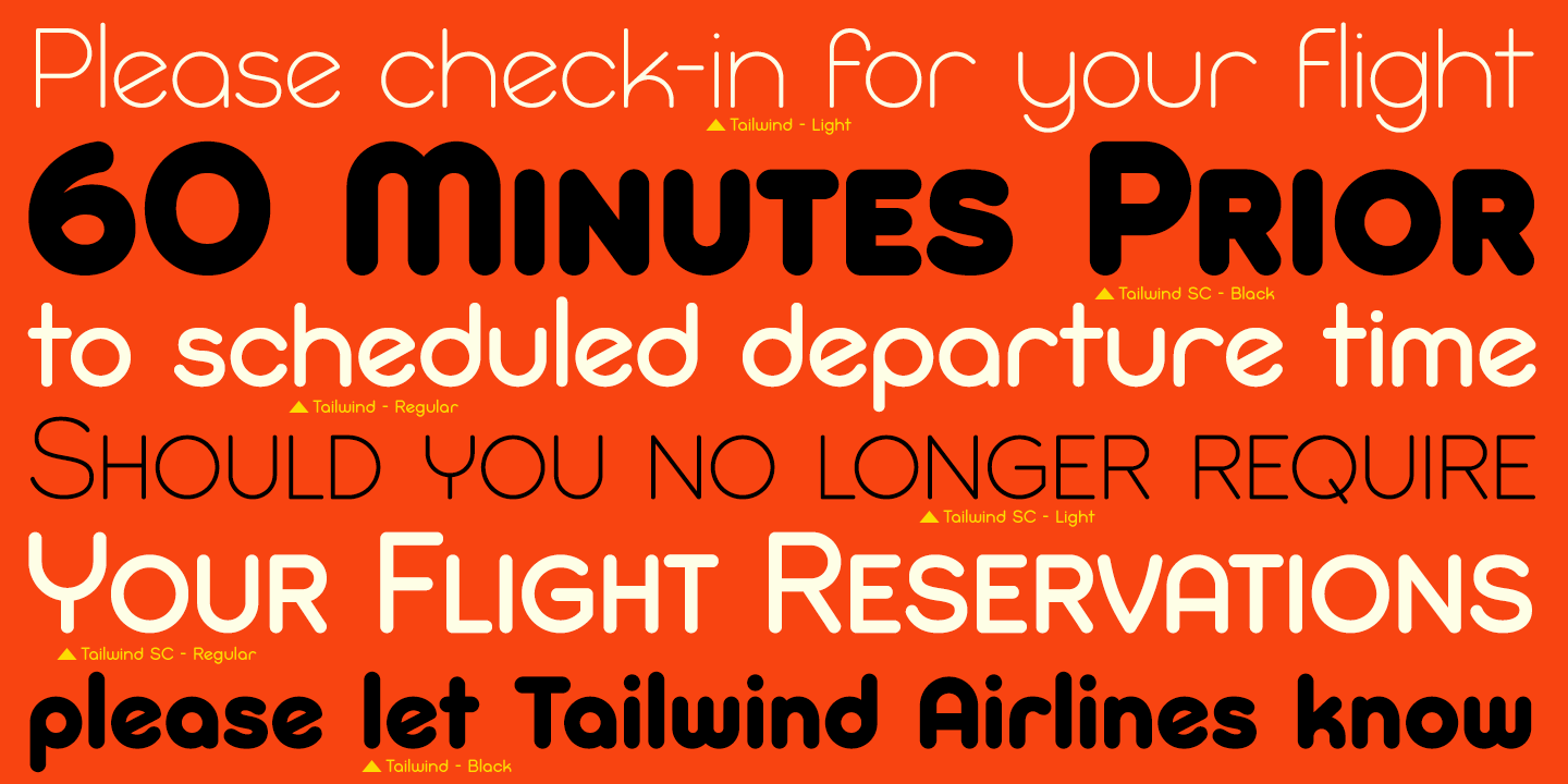 Tailwind Font Poster #1