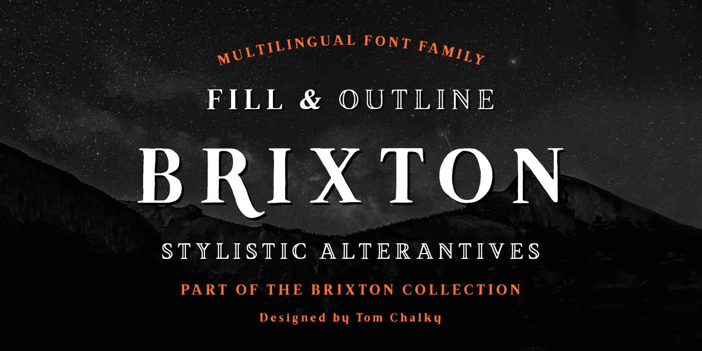 The Brixton Collection Font Poster #1