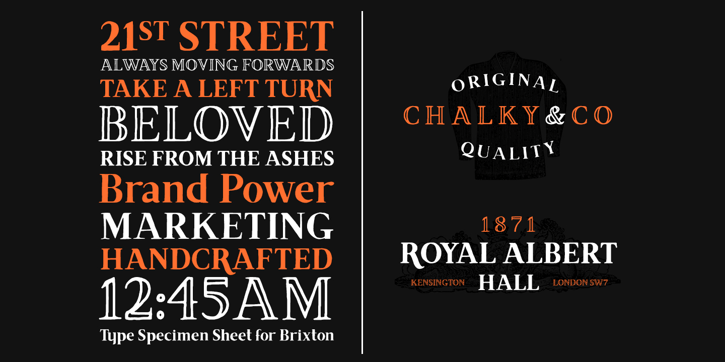 The Brixton Collection Font Poster #1