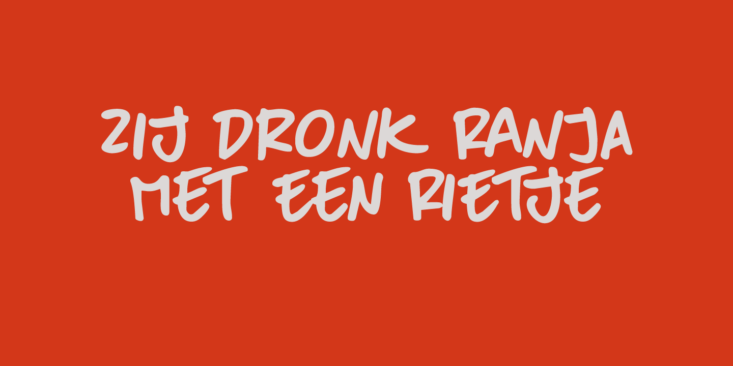 More Or Less Font Poster #1