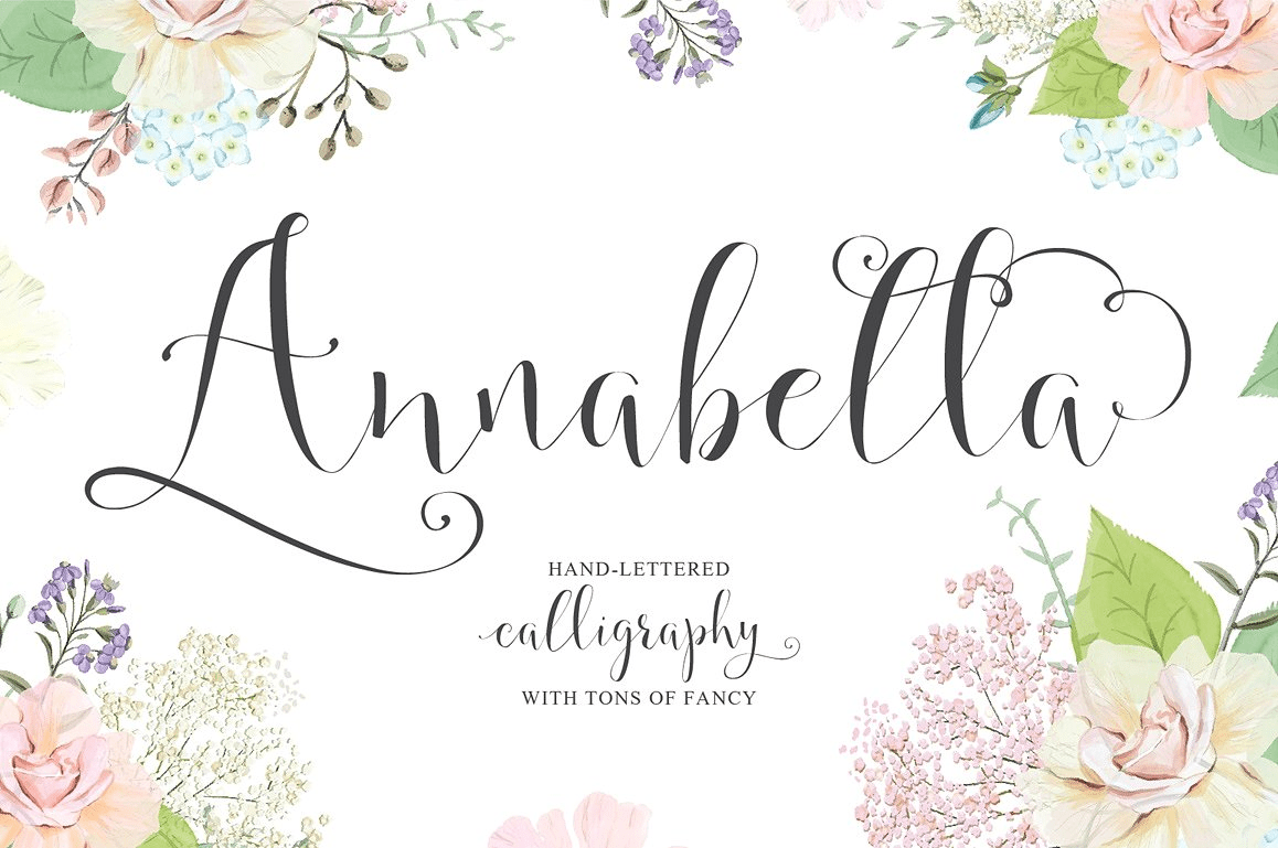 Swirly Bundle Font Poster #1
