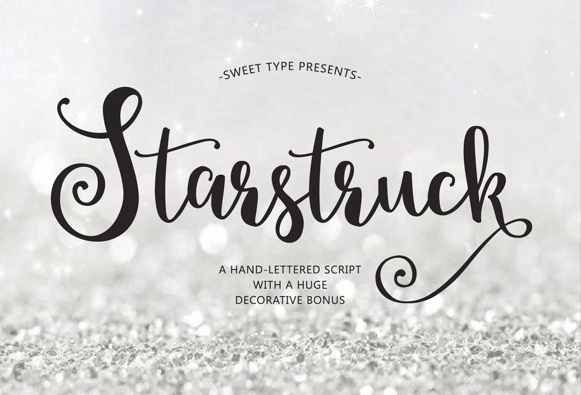 Swirly Bundle Font Poster #1