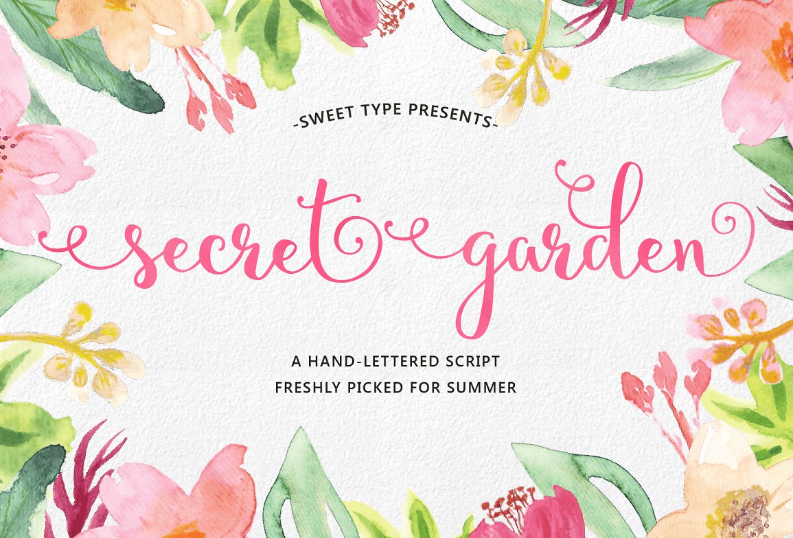Swirly Bundle Font Poster #1