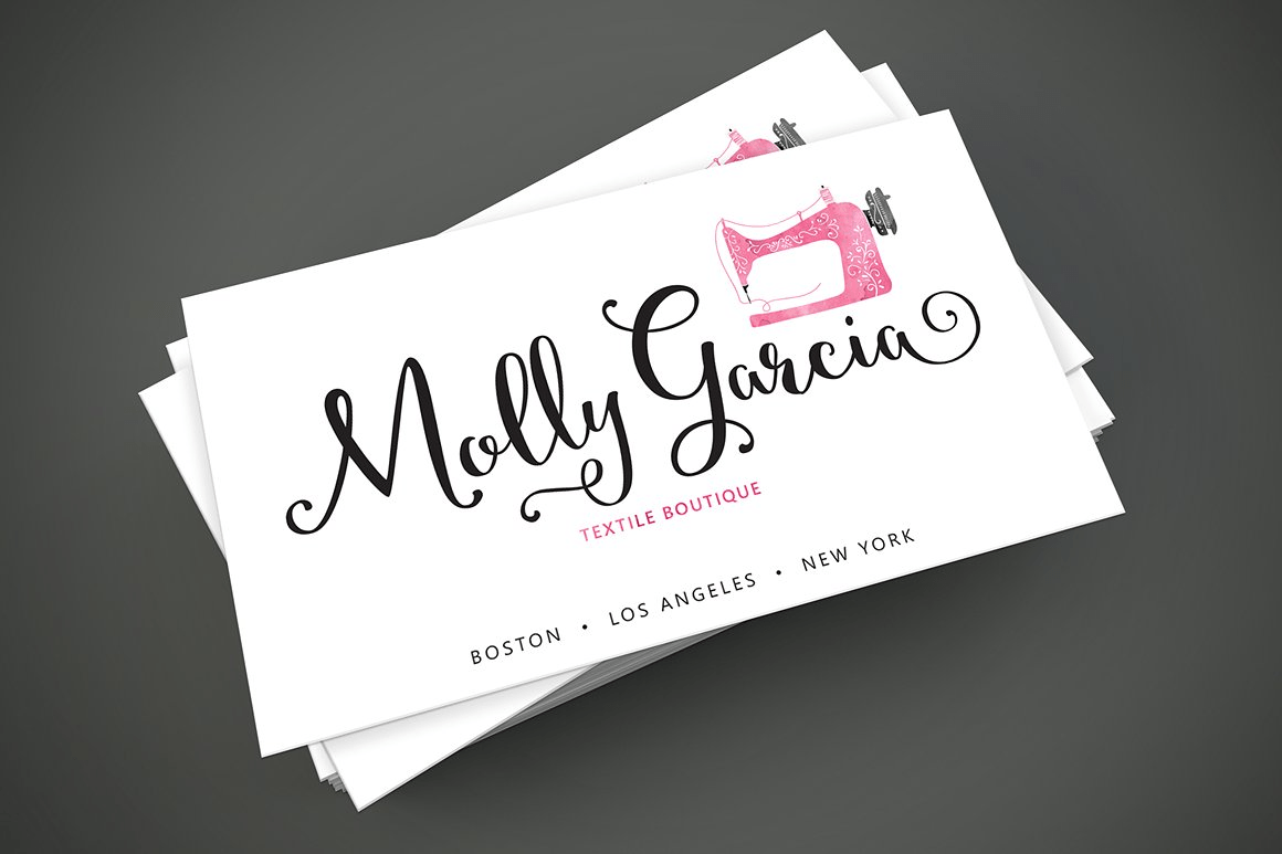 Swirly Bundle Font Poster #1