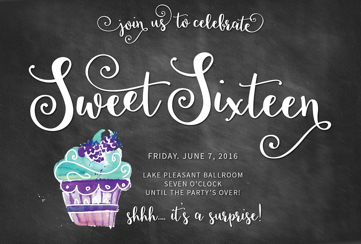 Swirly Bundle Font Poster #1