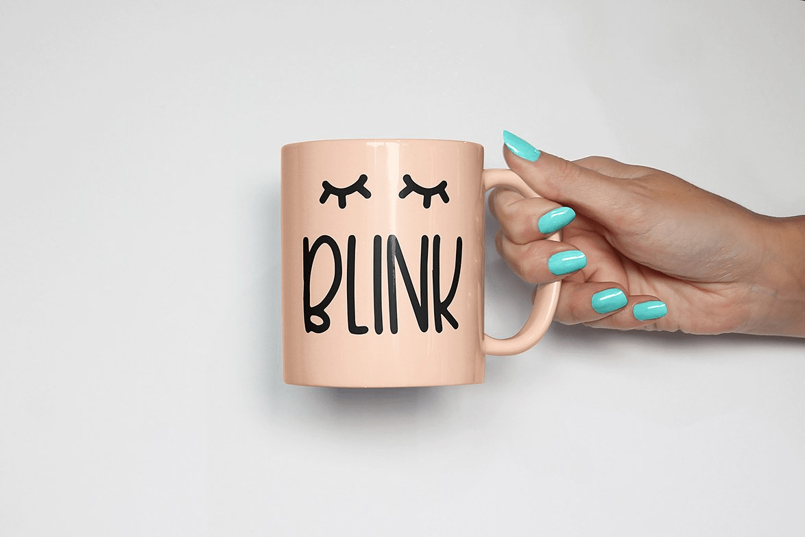 Blink Script Font Poster #3